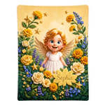 Personalized 3D-Effect Artwork Fantasy Angel Kid Photo A5 Spiral Journal Notebook with Name Daily Use Back to School Birthday Gift for Kids Students - CALLIE
