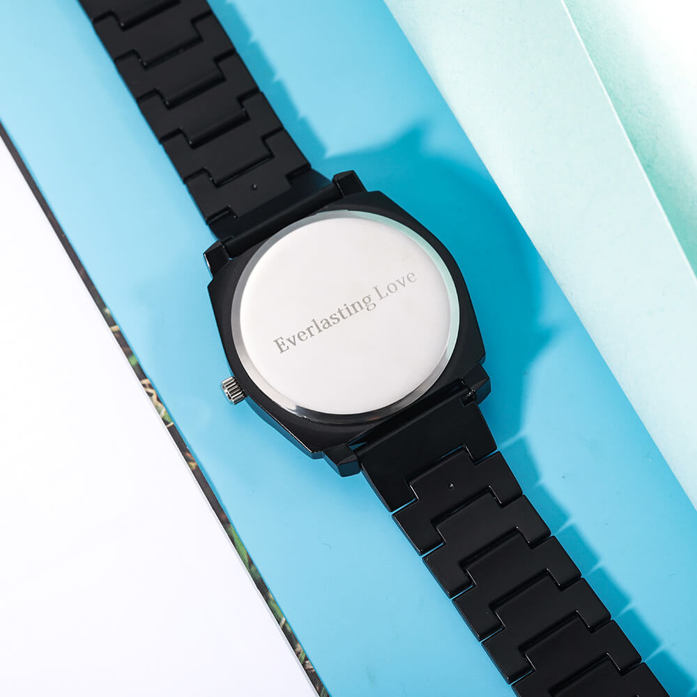 Wooden Photo Watch for Men