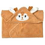 Personalized Cute Moose Animal Hooded Embroidered Soft Throw Blanket with with Name Daily Use Birthday Baby Shower Gift for New Moms Babies - CALLIE