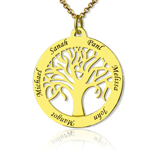 Tree of Life Necklace with 1-6 Names