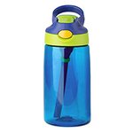 Personalized Cartoon Character Word Cloud 16 oz Water Bottle with Name and Silicone Straw Birthday Back to School Gift for Boys Girls - CALLIE