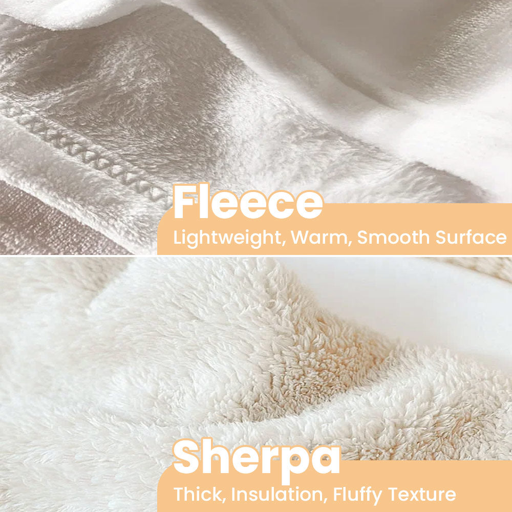 Personalized Cute Animal Cloud Skin-Friendly Soft Blanket with Name Nursery Decor Birthday Gift for Kids
