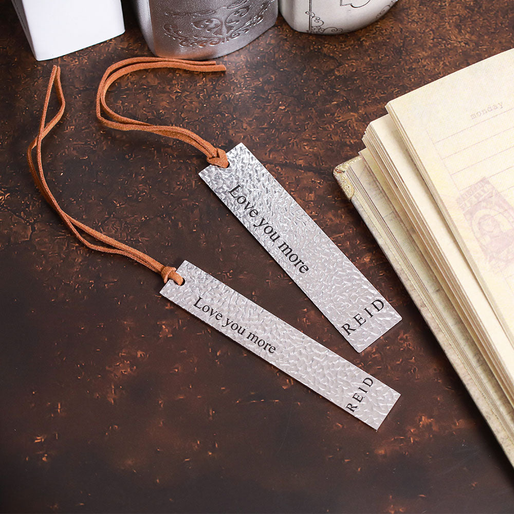 Bookmarks with Custom Engraving & Name Stainless Steel