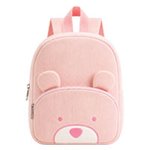 Personalized Cute Teddy Bear Corduroy Backpack with Hand Embroidered Name Children's Day Back to School Birthday Gift for Kids Students - CALLIE