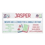 Personalized Colorful Pattern Mahjong Line Reader with Name Mahjong Accessory Birthday Mahjong Parlor Gift for Mahjong Lovers - CALLIE