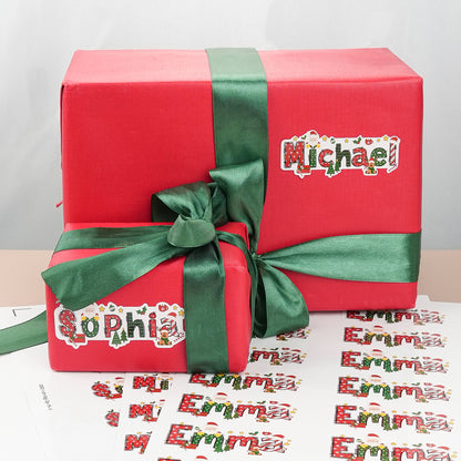 A Little Love Note from You Make Your Gifts Extra Special This Christmas - Personalized Waterproof Stickers