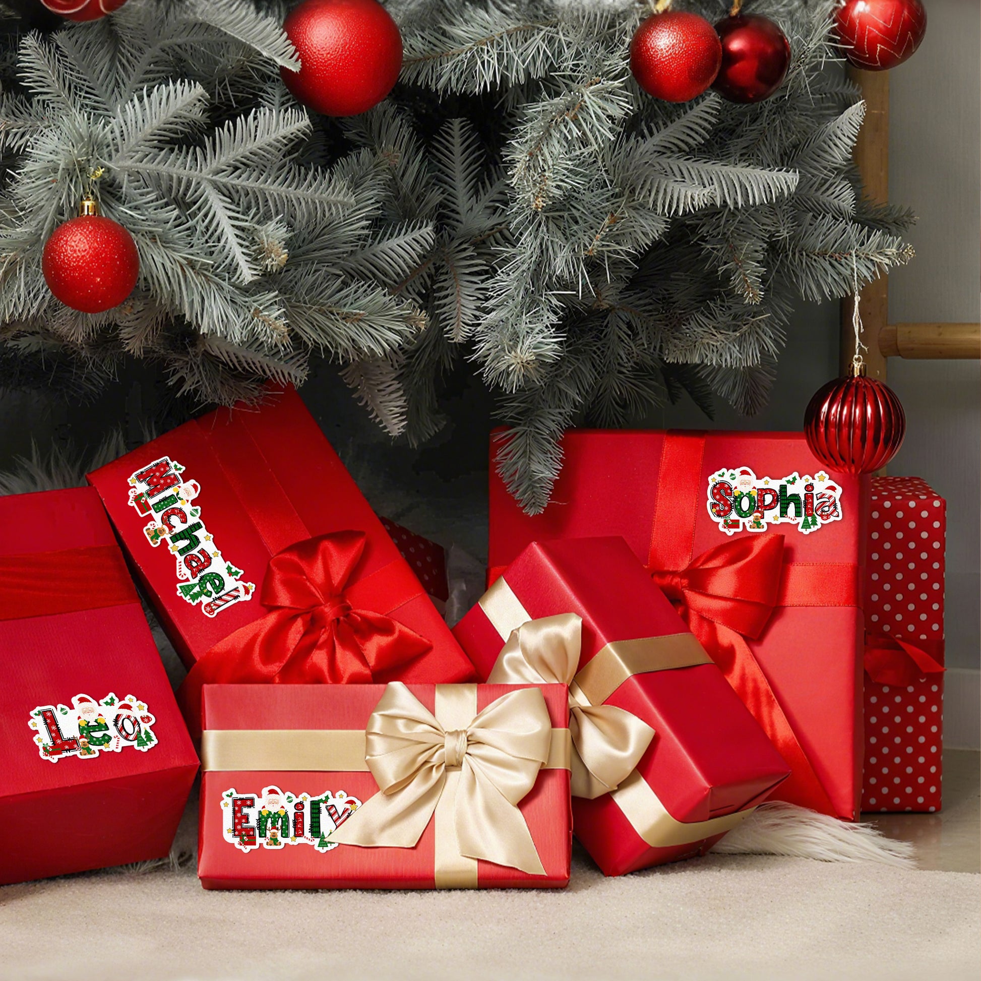 A Little Love Note from You Make Your Gifts Extra Special This Christmas - Personalized Waterproof Stickers