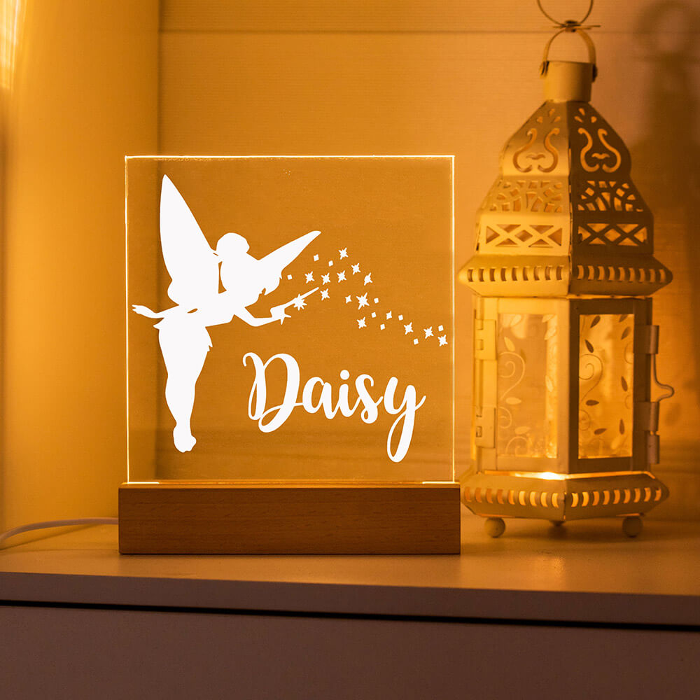 Name Fairy Night Light for Children