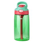 Personalized Cartoon Character Word Cloud 16 oz Water Bottle with Name and Silicone Straw Birthday Back to School Gift for Boys Girls - CALLIE
