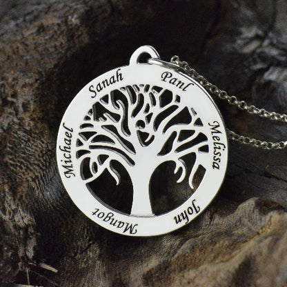 Tree of Life Necklace with 1-6 Names