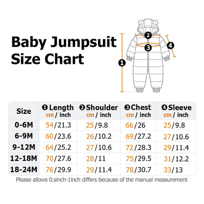 Personalized Cute Bear Name Design Baby Jumpsuit with Name  Winter Use Baby Shower Birthday Gift for Newborn 0-24 Month Baby