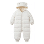 Personalized Cute Bear Name Design Baby Jumpsuit with Name Winter Use Baby Shower Birthday Gift for Newborn 0-24 Month Baby - CALLIE