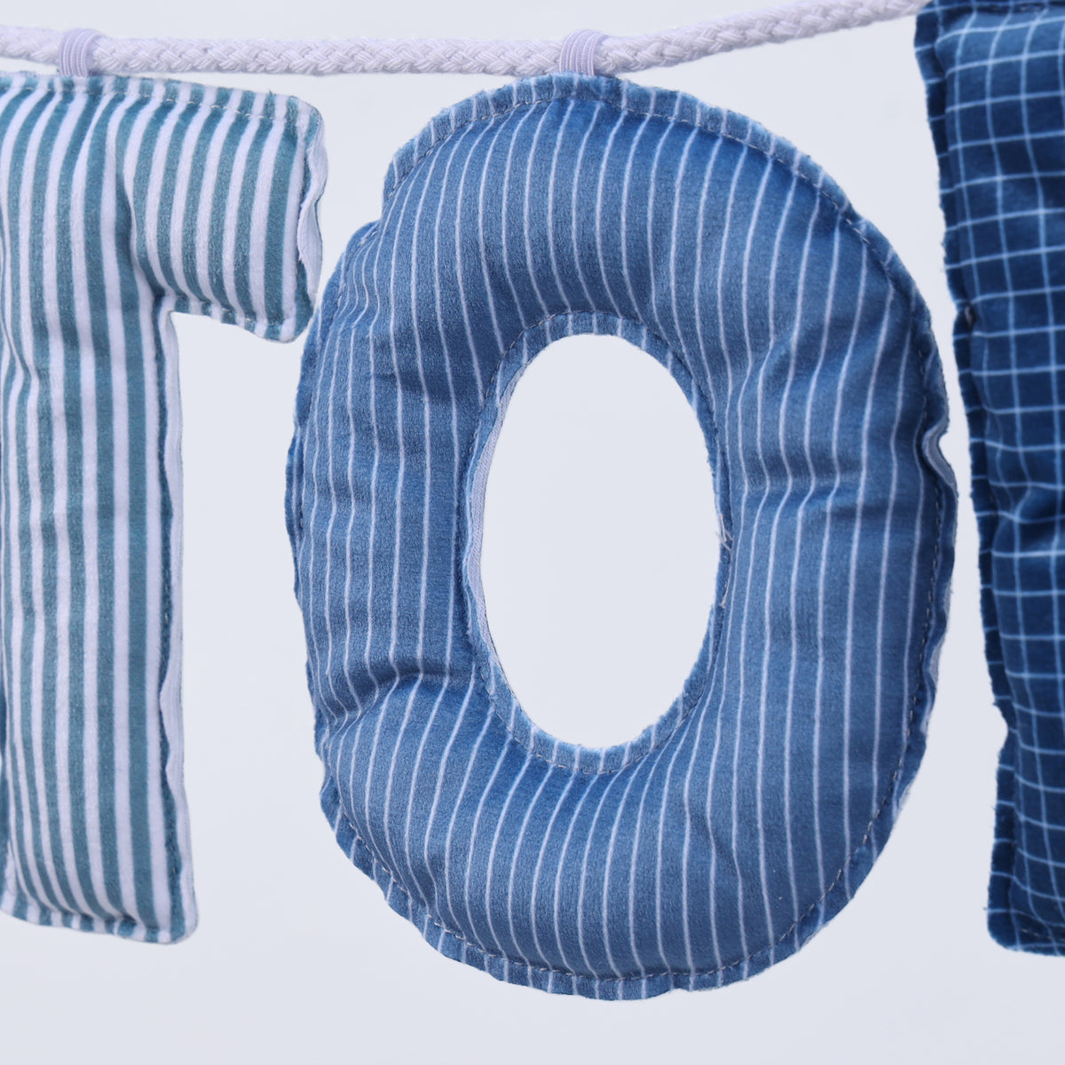 Personalized Floral Striped Letter Cozy Banner Decoration with Name Nursery Decor Baby Shower Baby Announcement Gift for Baby New Parent
