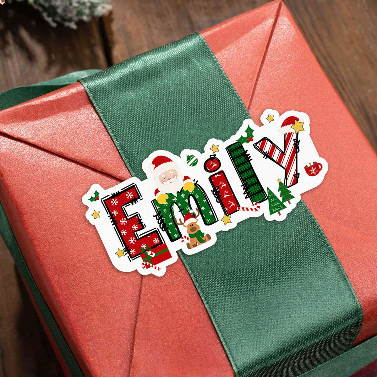 A Little Love Note from You Make Your Gifts Extra Special This Christmas - Personalized Waterproof Stickers