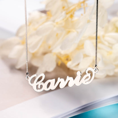 Personalized Name Sterling Silver Necklace