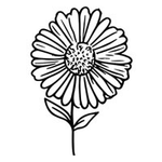 Personalized Line-Art Pet Photo Birth Flower Tattoo Sticker with Name Party Birthday Gift for Dog Cat Pet Lover Owner - CALLIE