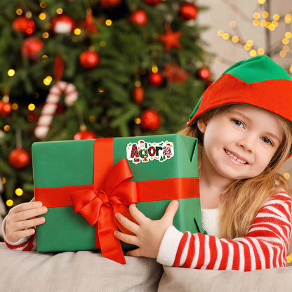 A Little Love Note from You Make Your Gifts Extra Special This Christmas - Personalized Waterproof Stickers