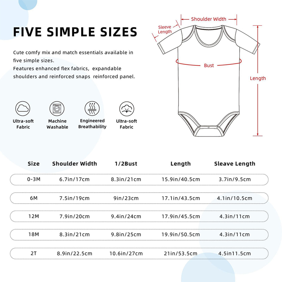 Personalized Multi-Color Heart Bone Paw Print 100% Cotton Baby Bodysuit with 1-5 Photos and Name Birthday Baby Shower Gift for Newborn