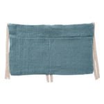 Personalized Soft Cotton Linen Hanging Storage Bag with Knit Name Car Seat Organizer & Crib Nursery Storage Decor Baby Shower Gift for Kids - CALLIE