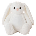 Personalized Cute Cartoon Bunny Bear Plush Toy with Heart Photo Daily Use Birthday Gift for Couple Kids - CALLIE