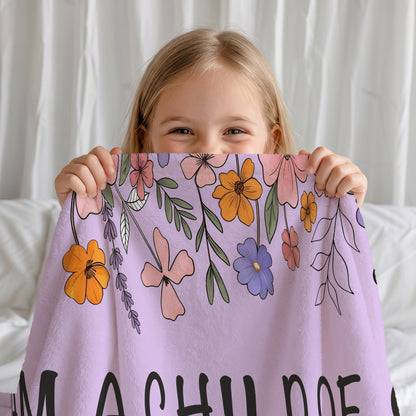 Personalized God Says I Am Thick Paint Illustration Soft Throw Blanket with Photo Text and Name Home Decor Baptism Gift for Christian Believers