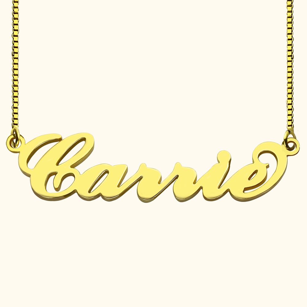 Personalized Name Sterling Silver Necklace