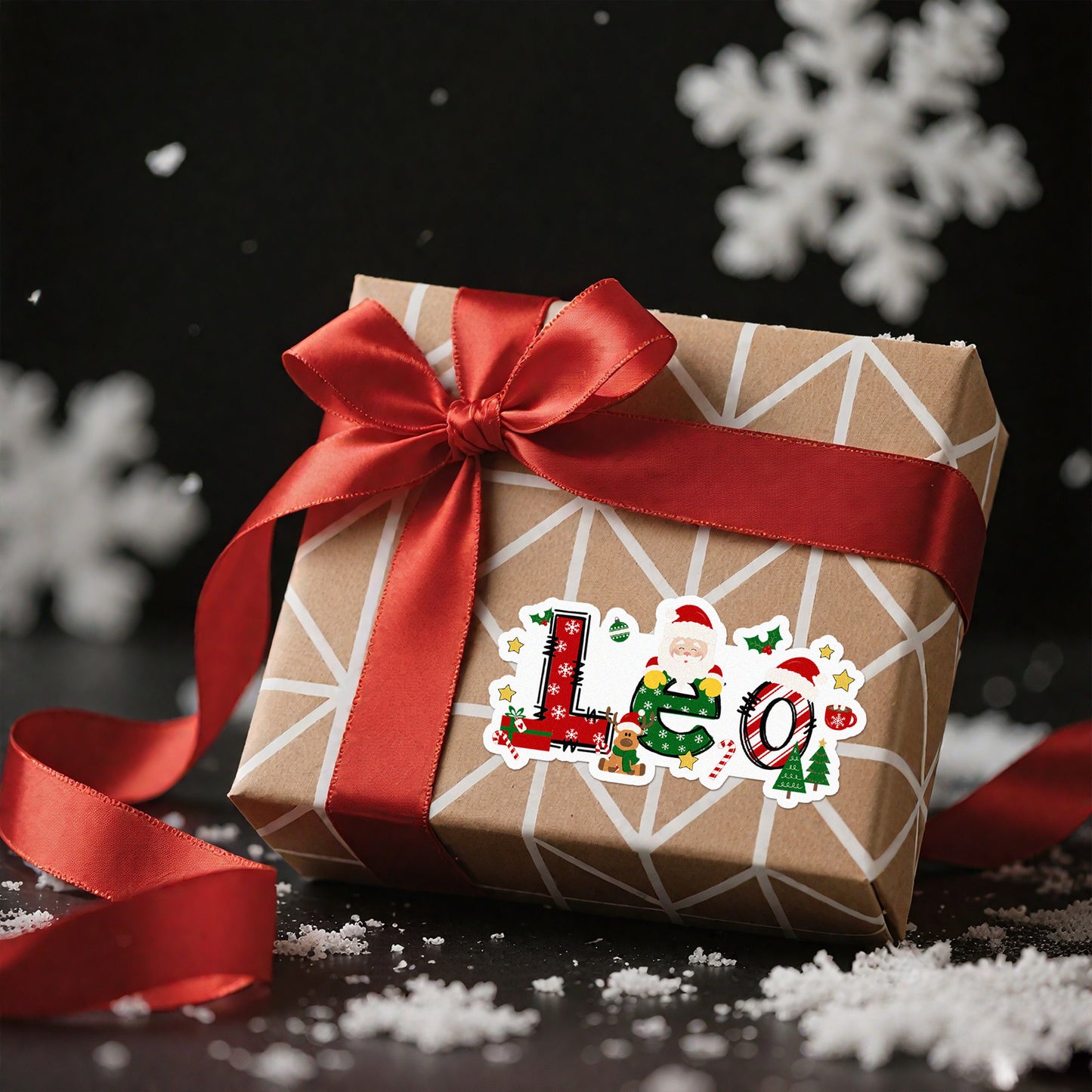 A Little Love Note from You Make Your Gifts Extra Special This Christmas - Personalized Waterproof Stickers