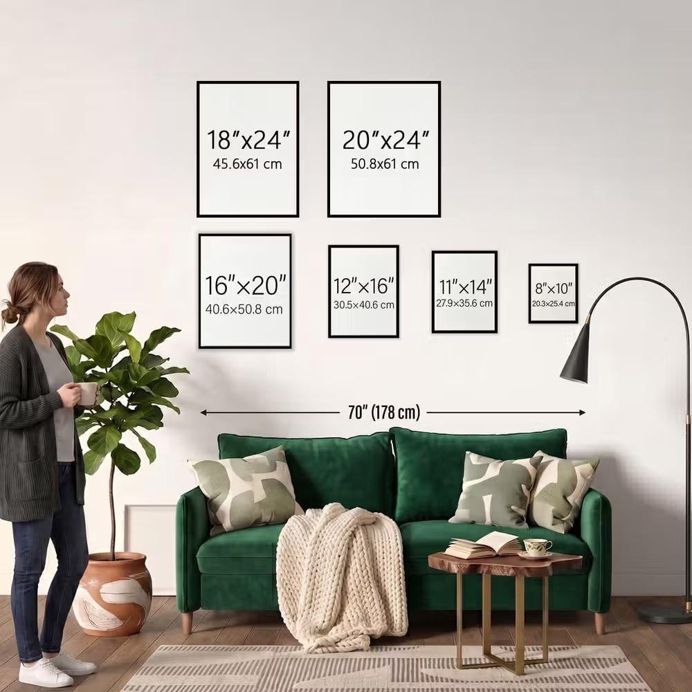 Personalized Minimalist Fantasy Unicorn Initial 3-Piece Canvas Prints with Name Nursery Decor Ship from USA Baby Shower Birthday Gift for Girl Newborn