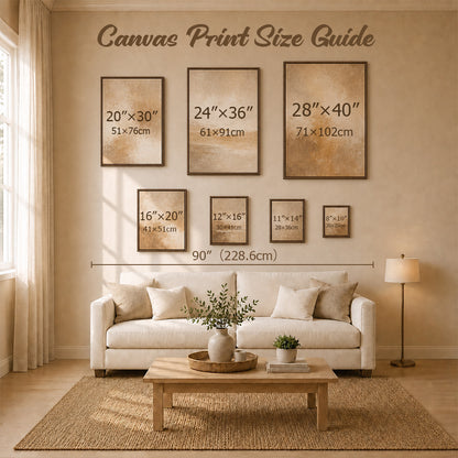 Personalized Modern Oil Painting Style Photo Framed Canvas Prints with Name Home Decor Ship from USA Housewarming Anniversary Gift for Family Friends
