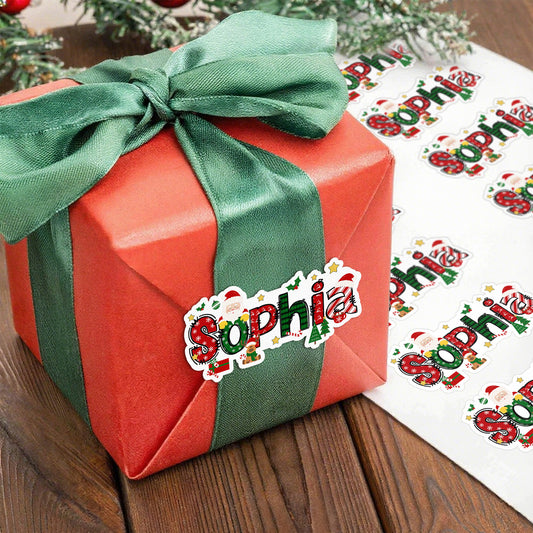 A Little Love Note from You Make Your Gifts Extra Special This Christmas - Personalized Waterproof Stickers